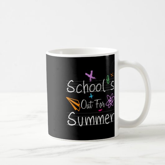 Schulabbruch Sommer glücklich Letzten Tag Schulleh Kaffeetasse (Rechts)