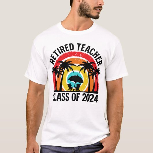 Schulabgängerklasse 2024 Lehrkräfte Altersversorgu T-Shirt (Vorderseite)