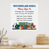 Schulabmeldung in Hauptplakat - SRF Poster (Küche)