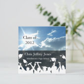 SchulAbschluss-Einladungen neu Einladung (Stehend Vorderseite)