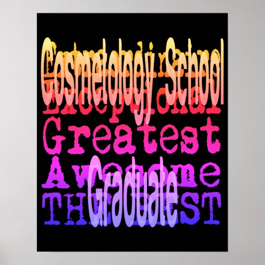 Schulabschluss für Kosmetologie Extraordinaire Poster (Vorne)
