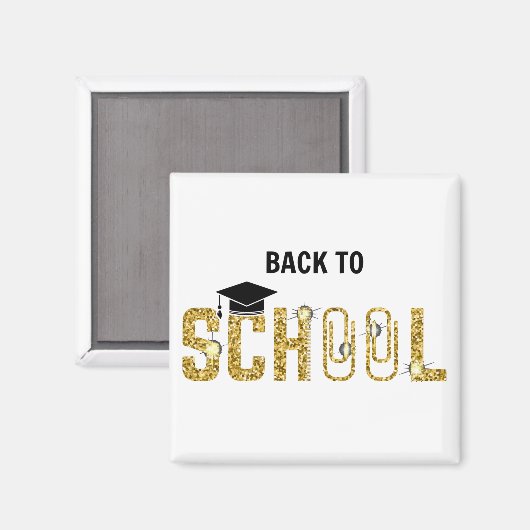 Schulabschluss Magnet (Vorderseite/Rückseite)