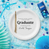 Schulabschluss Pappteller (Party)