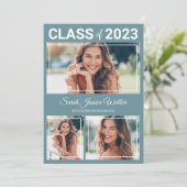 Schulabschluss Party 2023 Foto Ankündigung (Stehend Vorderseite)