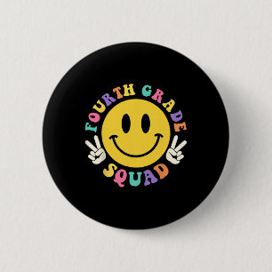 Schulabschluss zurück zur 4. Klasse Lehrer Kinder Button