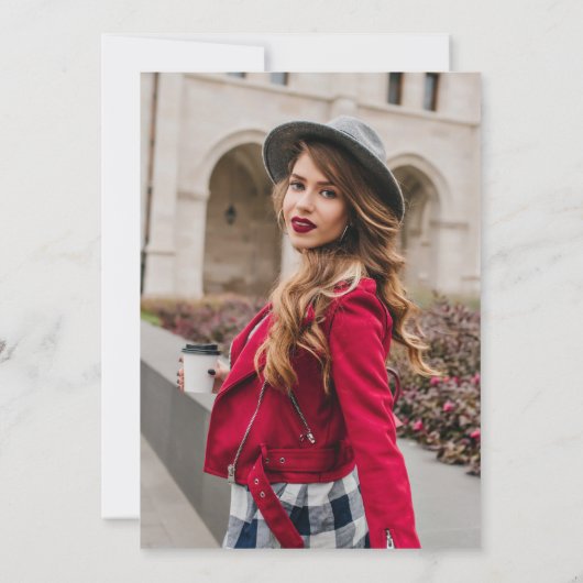 Schulabschlussfeier Einladung (Rückseite)