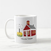 Schulabsolvent Ein-Raum-Schule Kaffeetasse (Links)