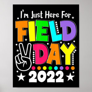 Schulalltag Lehrerin ich bin nur hier für Feld D Poster