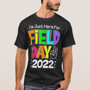 Schulalltag Lehrerin ich bin nur hier für Feld D T-Shirt