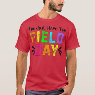 Schulalltag Lehrerin ich bin nur hier für Feld D T-Shirt