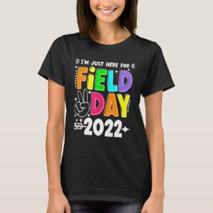 Schulalltag Lehrerin ich bin nur hier für Feld D T-Shirt