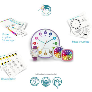 Schulanfangsgeschenk Lernuhr Kinder-Armbanduhr Armbanduhr