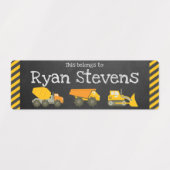 Schulangebotsmarken - Bauthema Etiketten (Design 2)