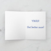 Schularbeit / Grußkarte Dankeskarte (Innenseite)