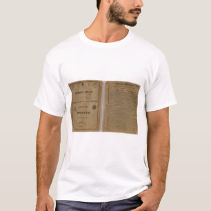 Schulatlas mit moderner Geografie T-Shirt