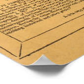 Schulatlas, Woodbridge's Gerüchte der Geografie Poster (Ecke)