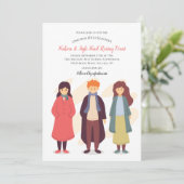 Schulausstellung Fundraiser Einladung (Stehend Vorderseite)