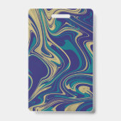 Schulausweis Abstraktes Foto Abzeichen Ausweis (Rückseite)