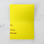 Schulband Dankeskarte (Innenseite)