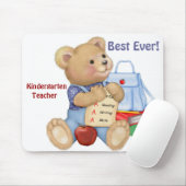 Schulbär - Kindergarten Mousepad (Mit Mouse)
