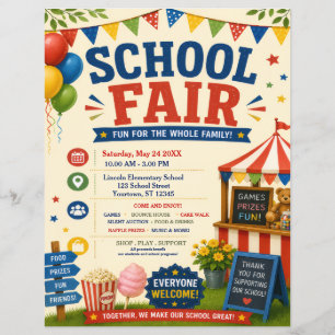 Schulbasar Flyer