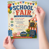 Schulbasar Flyer (Hand)