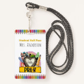 Schulbedarf Ausweis (Rückseite mit Schlüsselband)