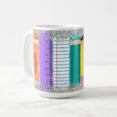 Schulbedarf der Glitzern Kaffeetasse (Vorderseite Links)