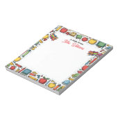 Schulbedarf des Lehrers Notizblock (Rotiert)