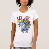 Schulbedarf Frauen T - Shirt (Vorderseite)