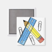 Schulbedarf Magnet (Vorderseite/Rückseite)