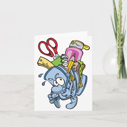 Schulbedarf Mitteilungskarten (Vorderseite)