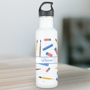 Schulbedarf Muster Wasserflasche Edelstahlflasche
