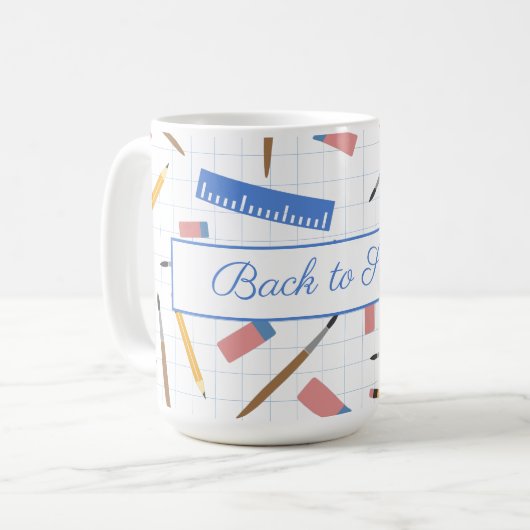 Schulbedarf Musterkaffee-Tasse Kaffeetasse (Vorderseite Links)