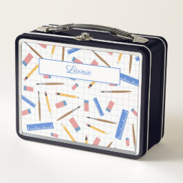 Schulbedarf Mustermehlschachtel Metall Brotdose