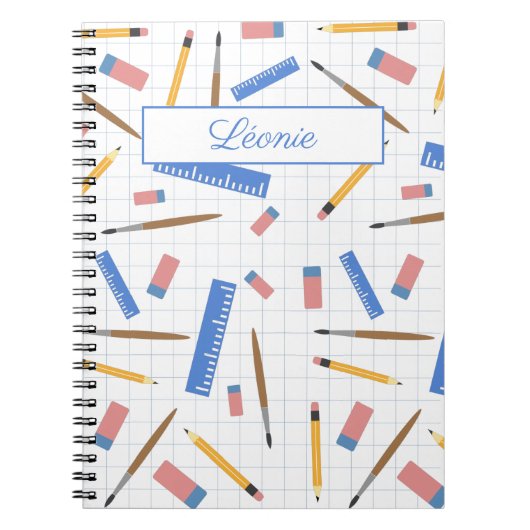 Schulbedarf Musterrechner Notizblock (Vorderseite)