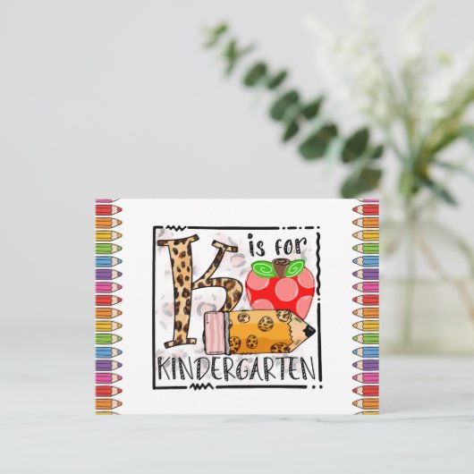 Schulbedarf Postkarte (Stehend Vorderseite)