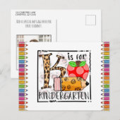 Schulbedarf Postkarte (Vorne/Hinten)