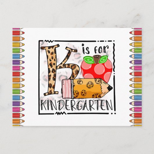 Schulbedarf Postkarte (Vorderseite)