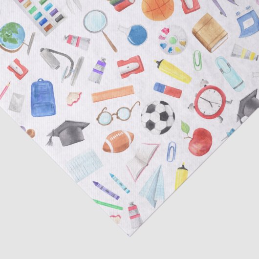 Schulbedarf zurück zum Schulmodell Seidenpapier (Detail)