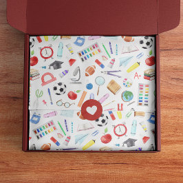 Schulbedarf zurück zum Schulmodell Seidenpapier