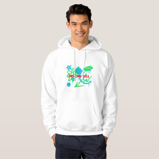 Schulbeginn am ersten Tag Hoodie (Vorne ganz)