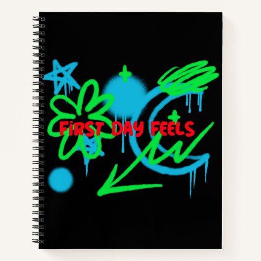 Schulbeginn am ersten Tag Notizblock (Vorderseite)