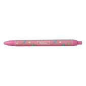 Schulbeginn-Doodle-Kind-Mädchen-Rosa Stift (Vorderseite)