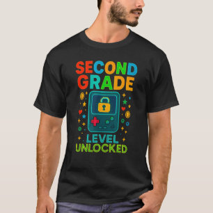 Schulbeginn Gamer Ck Zweite Klasse freigeschaltet T-Shirt