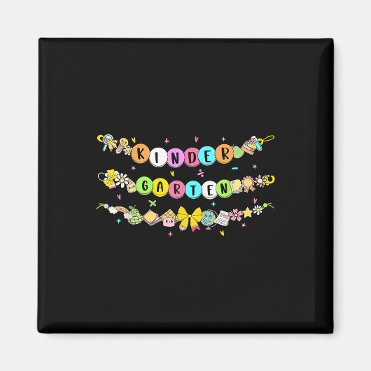 Schulbeginn Kindergarten-Armband Lehrer Stud Magnet (Vorne)