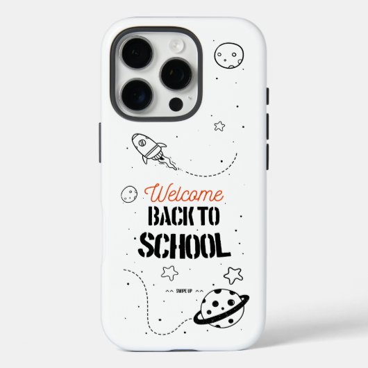 Schulbeginn-Typografie-Design Case-Mate iPhone Hülle (Rückseite)