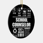 Schulberater 100 % Bio Keramik Ornament (Rechts)