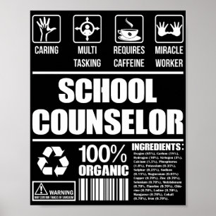 Schulberater 100 % Bio Poster