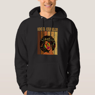 Schulberater Afro-Afroamerikaner Schwarze Geschich Hoodie
